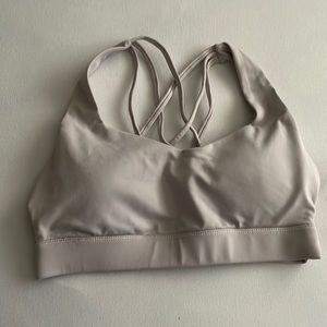 F21 slight pink sports bra size s